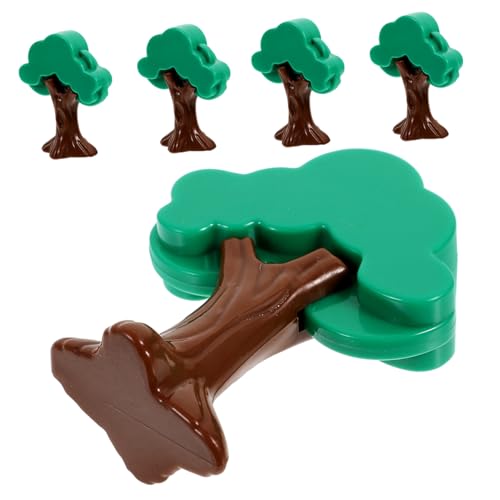 DIYEAH 5St gefälschter Minibaum Modellbäume Modelleisenbahn Pflanzenmodellbaum Bahngleis Modellbaum für Züge Zug Modellbau Bäume gefälschte Baumdekoration Mini Garten Baumstumpf Plastik von DIYEAH