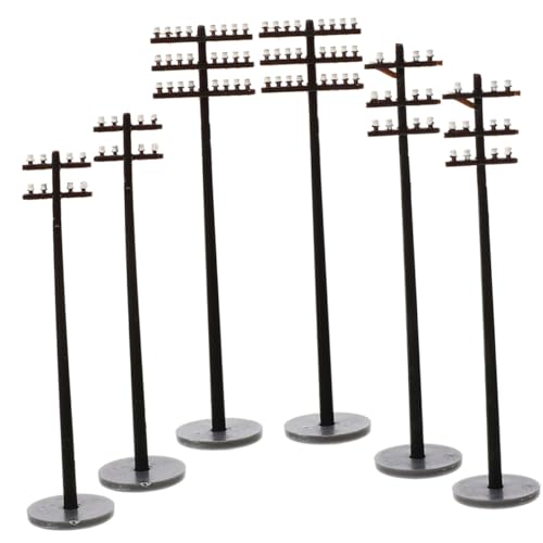 DIYEAH 6 Stück Mini-telefonmast Stangen Z Sandkasten Mikrolandschaftsdekor Landschaftsmodelle DIY-versorgung Telegrafenmasten Aus Kunststoff Modell Gartenleuchte Abs DIYEAH 6 Stück Mini-telefonmast Stangen Z Sandkasten Mikrolandschaftsdekor Landschaftsmodelle DIY-versorgung Telegrafenmasten Aus Kunststoff Modell Gartenleuchte Abs von DIYEAH