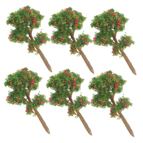 DIYEAH 6 Stück Miniatur Apfelbäume Realistisch Gestaltete Künstliche Obstbäume Dekorative Moos Mikrolandschaft für Sandtisch Diorama DIY Modellbau Natürliche Heimdekoration DIYEAH 6 Stück Miniatur Apfelbäume Realistisch Gestaltete Künstliche Obstbäume Dekorative Moos Mikrolandschaft für Sandtisch Diorama DIY Modellbau Natürliche Heimdekoration von DIYEAH