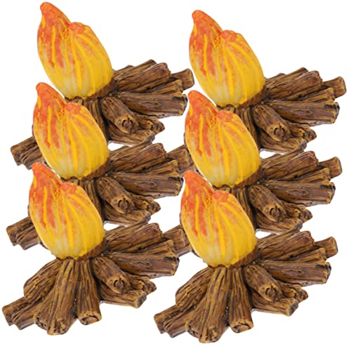 DIYEAH 6 Stück Teiliges Feuer Resin für Mikro Landschaften Dekoration für Garten Party und DIY Projekte Realistische für Puppenhäuser und Kreative Bastelarbeiten DIYEAH 6 Stück Teiliges Feuer Resin für Mikro Landschaften Dekoration für Garten Party und DIY Projekte Realistische für Puppenhäuser und Kreative Bastelarbeiten von DIYEAH