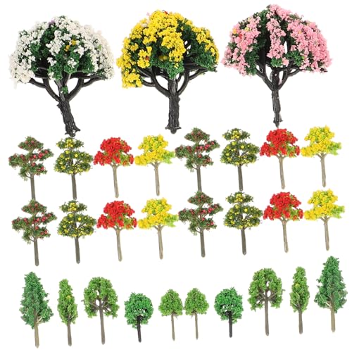 DIYEAH 60 Stück Miniaturbaum Set mit Künstliche Bäume Kunststoff für DIY Landschaftsdekoration für Dioramen Sandtisch und Fotografie Requisiten DIYEAH 60 Stück Miniaturbaum Set mit Künstliche Bäume Kunststoff für DIY Landschaftsdekoration für Dioramen Sandtisch und Fotografie Requisiten von DIYEAH