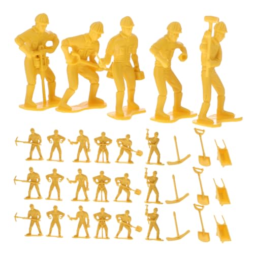 DIYEAH 63 Stück Teiliges Bauarbeiter Figuren Set mit Realistischen Ingenieur Miniaturen Notfall Reparatur Team für Familienzusammenspiel und Pädagogische Gruppenaktivitäten DIYEAH 63 Stück Teiliges Bauarbeiter Figuren Set mit Realistischen Ingenieur Miniaturen Notfall Reparatur Team für Familienzusammenspiel und Pädagogische Gruppenaktivitäten von DIYEAH