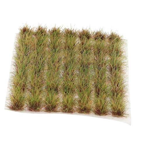 DIYEAH 70 Stück Feengarten Modell Miniatur Kunstgras Statisches Gras Ornamentgras Für Diorama Miniatur Gelände Statisches Gras Mini Cluster Modell Basteln Grün von DIYEAH