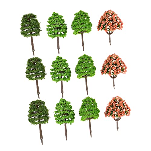 70 Stück Sandbox-Modellbaum Mikro-Landschaftsdekoration Mini-Figur Werkzeug künstliche Pflanzen Mini-Baummodell Simulationsanlage Anlage schmücken Statue Container Dekorationen von DIYEAH