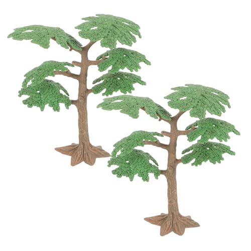 DIYEAH 8 STK Gefälschte Zypresse Mini-modellbäume Dekoration Für Zu Hause Landschaftsbaummodelle Decoraciones para Sala De Casa Zugverzierung Minibäume Grün Gefälschte Pflanze Anlage von DIYEAH