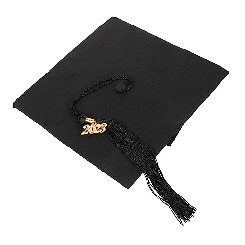 DIYEAH Abschlussmütze Polyester Abschluss Hut mit Quaste Verstellbar für Frauen Studenten Feier Fotorequisite Schwarzer Doktorhut für Abschlussfeier und Kostüm Dekoration DIYEAH Abschlussmütze Polyester Abschluss Hut mit Quaste Verstellbar für Frauen Studenten Feier Fotorequisite Schwarzer Doktorhut für Abschlussfeier und Kostüm Dekoration von DIYEAH
