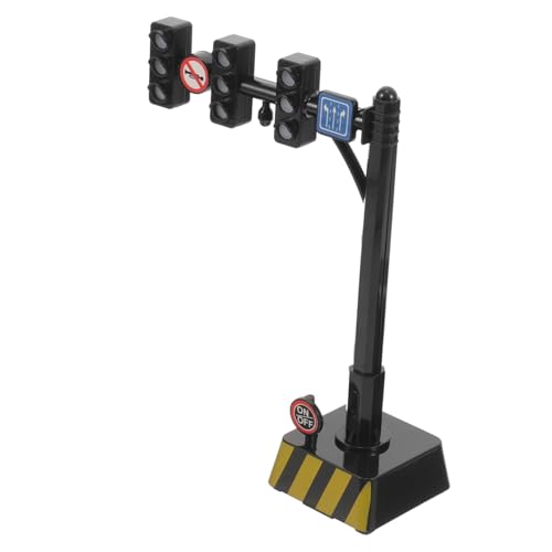 DIYEAH Ampel Verkehr Simulation Straßenlicht Zebrastreifen-Signalmodellspielzeug -Ampel- Ampelkinder -Ampel Kinderspielzeug stoppen Licht Plastik von DIYEAH