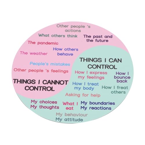 DIYEAH Emotionale Aufkleber - Ästhetische Laptop-Aufkleber Für Emotionsrad-diagramme von DIYEAH