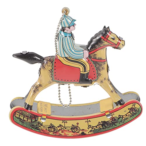 DIYEAH Aufziehfigur Schaukelpferd Dekoratives Metallspielzeug Vintage Stil Sammlerstück Kreative Deko Geschenkidee für DIYEAH Aufziehfigur Schaukelpferd Dekoratives Metallspielzeug Vintage Stil Sammlerstück Kreative Deko Geschenkidee für von DIYEAH
