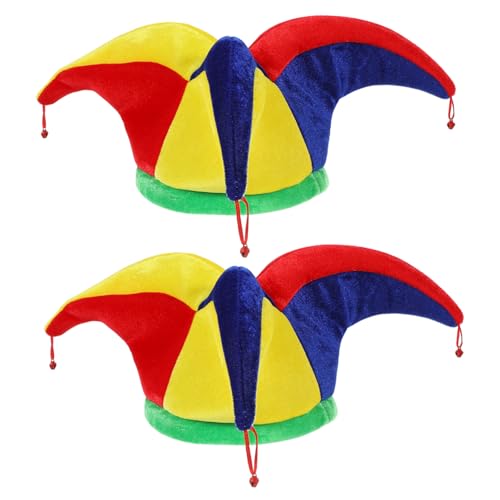 DIYEAH COHEALI 2 Stück Lustiger Clown-Hut Narren-Kostüm Hut Mehrfarbig Lustiger Narr-Hut Clown-Hut Für Karneval Geburtstag Festival Party DIYEAH COHEALI 2 Stück Lustiger Clown-Hut Narren-Kostüm Hut Mehrfarbig Lustiger Narr-Hut Clown-Hut Für Karneval Geburtstag Festival Party von DIYEAH