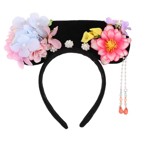 DIYEAH Chinesischer Haarreif aus der Qing-Dynastie, altes chinesisches traditionelles Hanfu-Haarband, königliche Hof-Kopfbedeckung, Prinzessinnen-Stirnband, Haarschmuck für Frauen und Mädchen DIYEAH Chinesischer Haarreif aus der Qing-Dynastie, altes chinesisches traditionelles Hanfu-Haarband, königliche Hof-Kopfbedeckung, Prinzessinnen-Stirnband, Haarschmuck für Frauen und Mädchen von DIYEAH