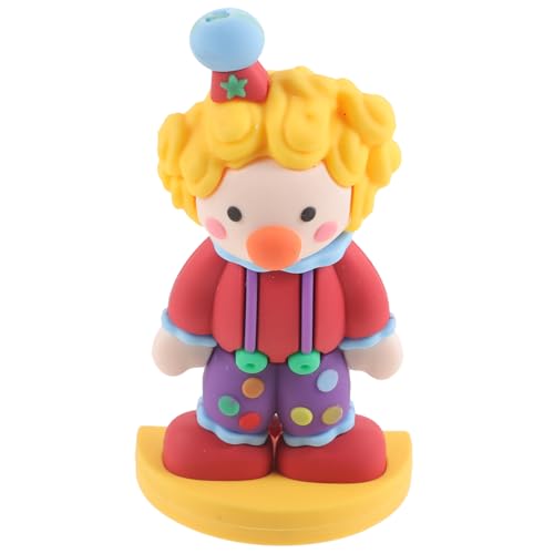 DIYEAH Clown-Ornamente Clownfigur Mini Clown-puppenfigur Zirkus-Clown-Figur Winzig Kleiner Clown Clowns Figur Clown Eincremehilfe Dekoartikel Büro Deko Clown- Weiches Gummi DIYEAH Clown-Ornamente Clownfigur Mini Clown-puppenfigur Zirkus-Clown-Figur Winzig Kleiner Clown Clowns Figur Clown Eincremehilfe Dekoartikel Büro Deko Clown- Weiches Gummi von DIYEAH