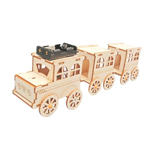 DIYEAH DIY Holzspielzeug Zugset Unbehandeltes Modell für Fördert Kreativität und Räumliches Kompatibel mit Verschiedenen Schienensystemen Sicher und Kinderfreundlich DIYEAH DIY Holzspielzeug Zugset Unbehandeltes Modell für Fördert Kreativität und Räumliches Kompatibel mit Verschiedenen Schienensystemen Sicher und Kinderfreundlich von DIYEAH