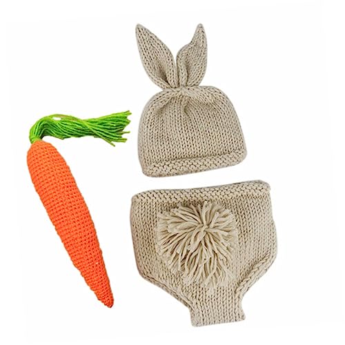 DIYEAH Easter Bunny Kostüm für Junge Mädchen Teiliges Outfit mit Häkeln und Karotte für Fotoshootings und Geburtstagsfeiern Hautfreundlich und Atmungsaktiv DIYEAH Easter Bunny Kostüm für Junge Mädchen Teiliges Outfit mit Häkeln und Karotte für Fotoshootings und Geburtstagsfeiern Hautfreundlich und Atmungsaktiv von DIYEAH