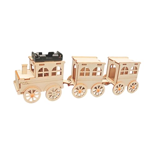 DIYEAH Holz Zug Set DIY Puzzle für Handgefertigtes Modell Kreativität und Motorischen Fähigkeiten Sicher und Einfach Zusammenzubauen für Jungen und Mädchen DIYEAH Holz Zug Set DIY Puzzle für Handgefertigtes Modell Kreativität und Motorischen Fähigkeiten Sicher und Einfach Zusammenzubauen für Jungen und Mädchen von DIYEAH