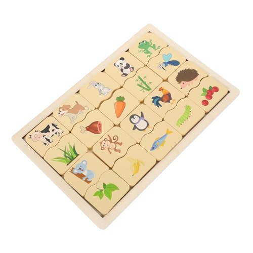 DIYEAH Kognitive Entwicklung Spielzeug 1 Set Holz Tier Puzzle Kleinkind Holz Puzzle Bord Für Frühen Bildung Sicher von DIYEAH