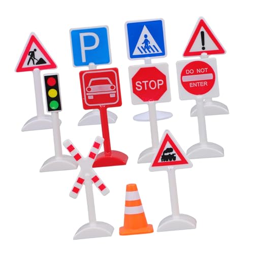 DIYEAH Mini Verkehrszeichen für Teilig Verkehrsampel Realistische Straßensimulation Pädagogisch Bunte Baustellen und Verkehrsschild Modelle für und Kreative Spielszenen DIYEAH Mini Verkehrszeichen für Teilig Verkehrsampel Realistische Straßensimulation Pädagogisch Bunte Baustellen und Verkehrsschild Modelle für und Kreative Spielszenen von DIYEAH