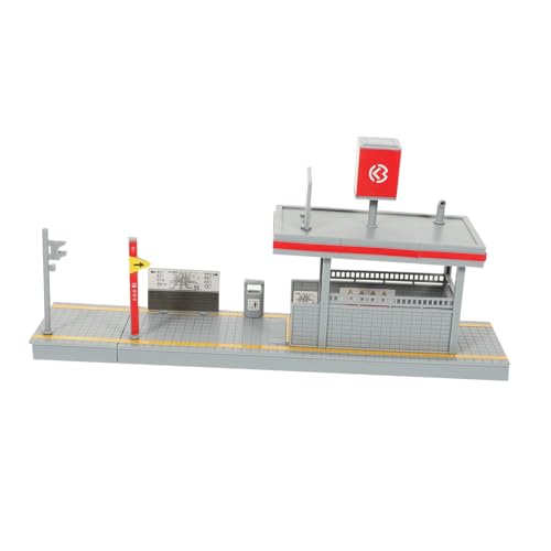 DIYEAH Miniatur Station Modell aus Kunststoff Dekoratives DIY Plattform für Realistische Nachbildung Langlebig und Sicher für Szenenbau und Spielspaß DIYEAH Miniatur Station Modell aus Kunststoff Dekoratives DIY Plattform für Realistische Nachbildung Langlebig und Sicher für Szenenbau und Spielspaß von DIYEAH