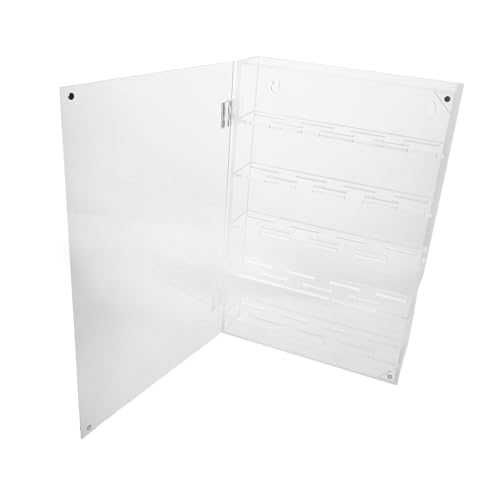 DIYEAH Münzvitrine Aus Acryl Medaillenhalter Mit Staubdichtem Schutz Münzhalter Für Sammlungen Preisvitrine Mit Klarem Design Für Polizei Und Feuerwehrmedaillen Münzsammlungsdisplay von DIYEAH