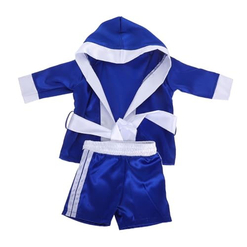 DIYEAH Neugeborenen Boxkostüm Blau Verstellbar Weiches Fotoshooting Requisit Neugeborene Studio Outfit für Jungen und Feier DIYEAH Neugeborenen Boxkostüm Blau Verstellbar Weiches Fotoshooting Requisit Neugeborene Studio Outfit für Jungen und Feier von DIYEAH