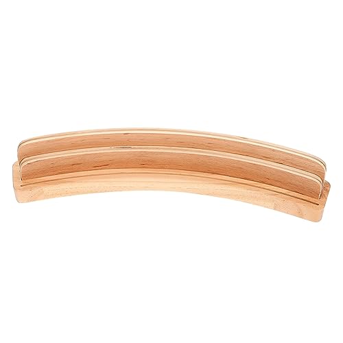 DIYEAH Spielkartenablage Aus Holz Erwachsene Für Gebogen Tablettgestell Senior Kartenhalter Groß Klein Händler Mini Tischplatte Deck Ort Samba Beige Hölzern von DIYEAH