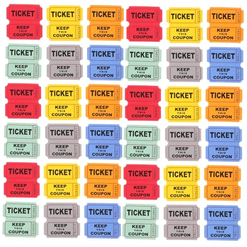 DIYEAH Tombola-Ticket-Etiketten 600 Stück Karnevals-türpreise Tombola-Tickets Für Veranstaltungen DIYEAH Tombola-Ticket-Etiketten 600 Stück Karnevals-türpreise Tombola-Tickets Für Veranstaltungen von DIYEAH