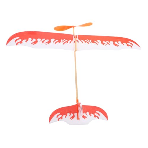 DIYEAH angetriebenes Flugzeugmodell Outdoor Flugzeug Lernspielzeug Bausatz Papierflieger Kinderspielzeug aus Windkraft fliegendes Modell Plastik rot DIYEAH angetriebenes Flugzeugmodell Outdoor Flugzeug Lernspielzeug Bausatz Papierflieger Kinderspielzeug aus Windkraft fliegendes Modell Plastik rot von DIYEAH
