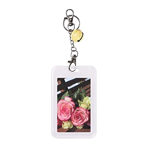 Rosa weiße Blumen, schöne Bankabzeichen, Kreditkartenschutzhülle, gelbe Glocke Rosa weiße Blumen, schöne Bankabzeichen, Kreditkartenschutzhülle, gelbe Glocke von DIYthinker