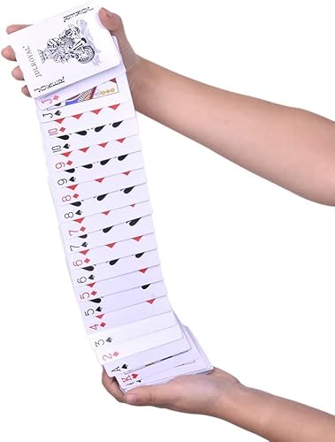 DJ·Wang Electric Deck Akrobatik Wasserfall Karte Magic Tricks Special Deck Close Up Street Gimmick Illusion Prop Funny (Blau) von DJ·Wang