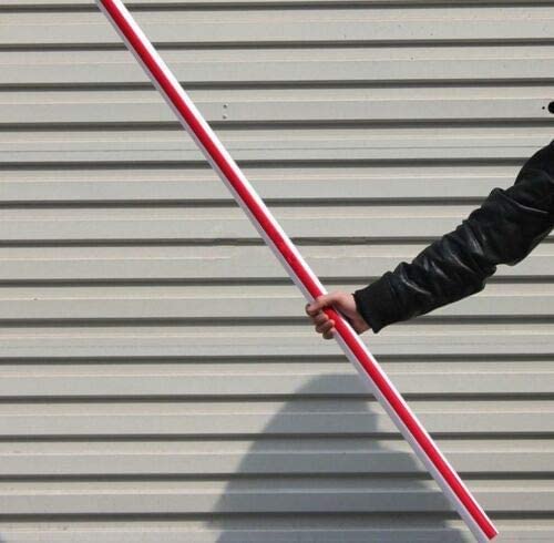 DJ·Wang Appearing Big Straw - 1,25 m Magic Tricks Leere Tasche Erscheinung Stroh Zauberer Bühne Street Bar Illusionen Gimmick Requisiten Komödie (rot) von DJ·Wang