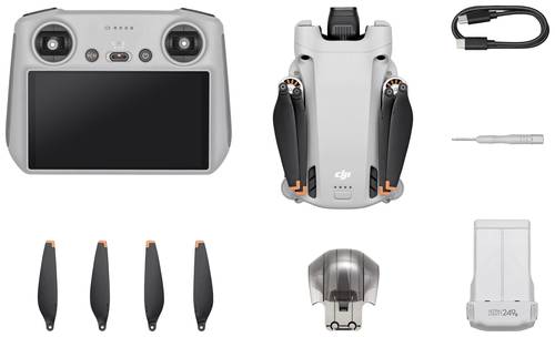 DJI Mini 3 Pro inkl. Smart Controller Quadrocopter RtF Kameraflug Hellgrau von DJI