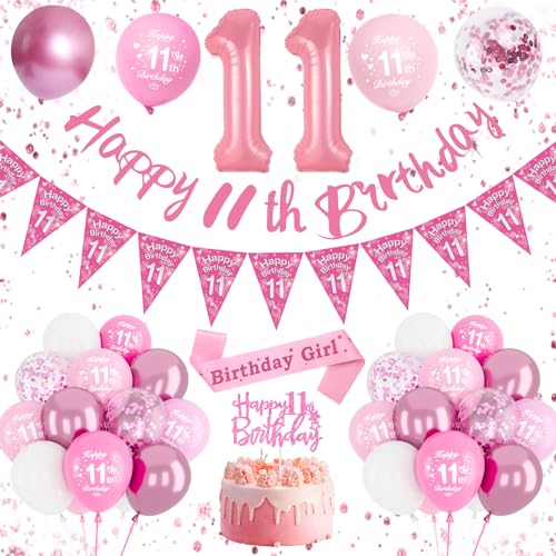 11 Geburtstag Mädchen, Luftballon 11 Geburtstag Rosa, Geburtstags Deko Mädchen 11 Jahre, 11 Geburtstag Mädchen Rosa, Geburtstags Deko Happy 11th Birthday Banner, 11 Geburtstag Party Deko 11 Geburtstag Mädchen, Luftballon 11 Geburtstag Rosa, Geburtstags Deko Mädchen 11 Jahre, 11 Geburtstag Mädchen Rosa, Geburtstags Deko Happy 11th Birthday Banner, 11 Geburtstag Party Deko von DJLLA