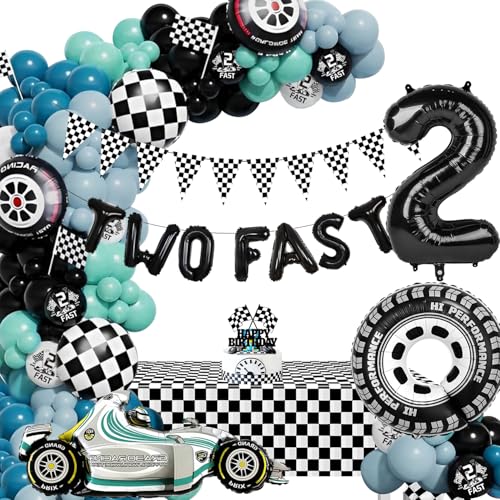 Geburtstagsdeko Jungen 2 Jahre, Rennwagen Geburtstagsdeko, luftballon 2. Geburtstag Junge, Two Fast Geburtstag Deko, Auto Deko Deburtstag, Rennwagen Folienballons, Geburtstagsballons für 2 Jahre Geburtstagsdeko Jungen 2 Jahre, Rennwagen Geburtstagsdeko, luftballon 2. Geburtstag Junge, Two Fast Geburtstag Deko, Auto Deko Deburtstag, Rennwagen Folienballons, Geburtstagsballons für 2 Jahre von DJLLA