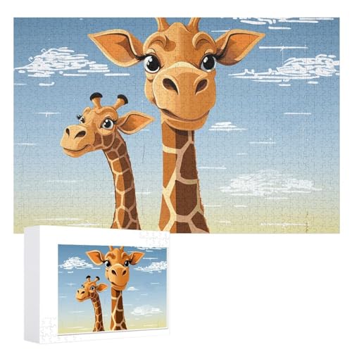1000 Puzzleteile, personalisierte Puzzleteile für Erwachsene, Giraffenbildpuzzle, personalisierte Fotopuzzle, klassisches Holzpuzzle für Hochzeit, Geburtstag 1000 Puzzleteile, personalisierte Puzzleteile für Erwachsene, Giraffenbildpuzzle, personalisierte Fotopuzzle, klassisches Holzpuzzle für Hochzeit, Geburtstag von DJUETRUI