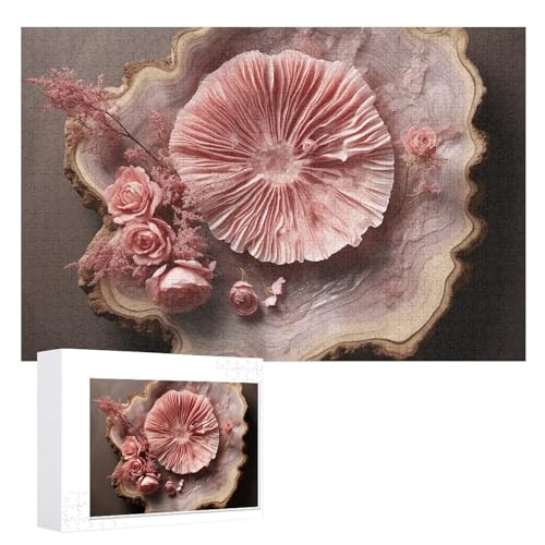 1000 Puzzleteile, personalisierte Puzzleteile für Erwachsene, Pfirsich-Bildpuzzle, personalisierte Fotopuzzle, klassisches Holzpuzzle für Hochzeit von DJUETRUI