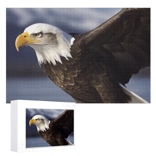 1000 Puzzleteile, personalisierte Puzzleteile für Erwachsene, Tiere, Weißkopfseeadler, personalisierte Fotopuzzle, Holzpuzzle, klassisches Puzzle für Familie, Hochzeit 1000 Puzzleteile, personalisierte Puzzleteile für Erwachsene, Tiere, Weißkopfseeadler, personalisierte Fotopuzzle, Holzpuzzle, klassisches Puzzle für Familie, Hochzeit von DJUETRUI