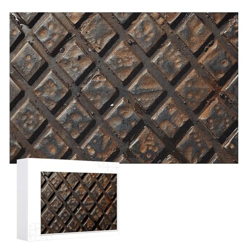 1000 Puzzleteile, personalisierte Puzzleteile für Erwachsene, antikes Metallpuzzle mit Fotokanalabdeckung, Holzpuzzle, klassisches Familienpuzzle 1000 Puzzleteile, personalisierte Puzzleteile für Erwachsene, antikes Metallpuzzle mit Fotokanalabdeckung, Holzpuzzle, klassisches Familienpuzzle von DJUETRUI
