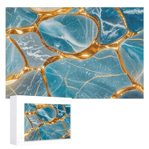 1000 Puzzleteile, personalisierte Puzzleteile für Erwachsene, blauer Marmor, personalisierte Fotopuzzle, klassisches Holzpuzzle für Hochzeit, Geburtstag 1000 Puzzleteile, personalisierte Puzzleteile für Erwachsene, blauer Marmor, personalisierte Fotopuzzle, klassisches Holzpuzzle für Hochzeit, Geburtstag von DJUETRUI