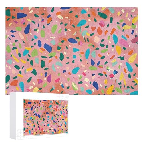 1000 Puzzleteile, personalisierte Puzzleteile für Erwachsene, warmes Coral Pfirsich Bildpuzzle, personalisierte Fotopuzzle, klassisches Holzpuzzle für 1000 Puzzleteile, personalisierte Puzzleteile für Erwachsene, warmes Coral Pfirsich Bildpuzzle, personalisierte Fotopuzzle, klassisches Holzpuzzle für von DJUETRUI