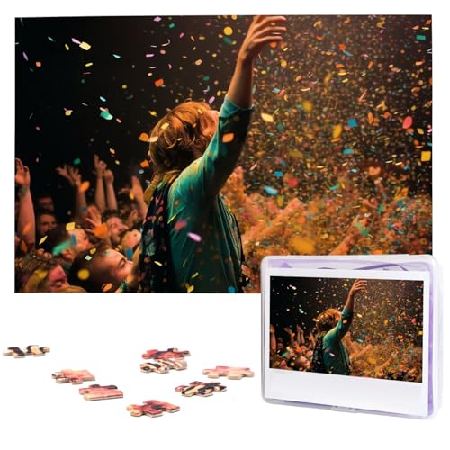 1000 Teile Puzzle für Erwachsene, personalisiertes Bildpuzzle, Konzert-Puzzle, personalisierte Fotopuzzle, Holzpuzzle, klassisches Puzzle für Geschenke 1000 Teile Puzzle für Erwachsene, personalisiertes Bildpuzzle, Konzert-Puzzle, personalisierte Fotopuzzle, Holzpuzzle, klassisches Puzzle für Geschenke von DJUETRUI