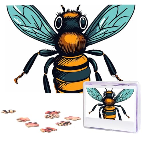 1000-teiliges Puzzle, personalisierbar, für Erwachsene, vorgefertigtes Bildpuzzle, Biene, personalisierte Fotopuzzle, klassisches Holzpuzzle für Hochzeit, Geburtstag 1000-teiliges Puzzle, personalisierbar, für Erwachsene, vorgefertigtes Bildpuzzle, Biene, personalisierte Fotopuzzle, klassisches Holzpuzzle für Hochzeit, Geburtstag von DJUETRUI