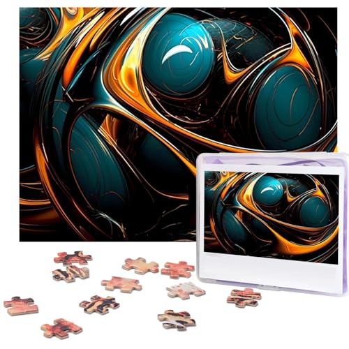 500-teiliges Puzzle, personalisierbar, für Erwachsene, abstraktes Hintergrundbild, personalisierbar, Holzpuzzle, klassisches Puzzle für Geschenke 500-teiliges Puzzle, personalisierbar, für Erwachsene, abstraktes Hintergrundbild, personalisierbar, Holzpuzzle, klassisches Puzzle für Geschenke von DJUETRUI