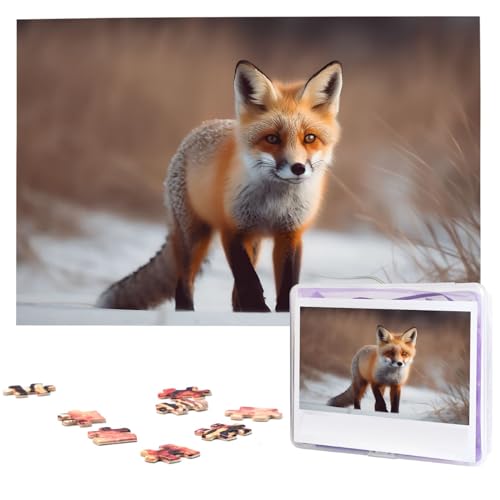 DJUETRUI 1000-teiliges Puzzle, personalisierbar, für Erwachsene, niedlicher Fuchs, personalisierbares Fotopuzzle, Holzpuzzle, klassisches Puzzle für Hochzeitsgeburtstagsgeschenke DJUETRUI 1000-teiliges Puzzle, personalisierbar, für Erwachsene, niedlicher Fuchs, personalisierbares Fotopuzzle, Holzpuzzle, klassisches Puzzle für Hochzeitsgeburtstagsgeschenke von DJUETRUI
