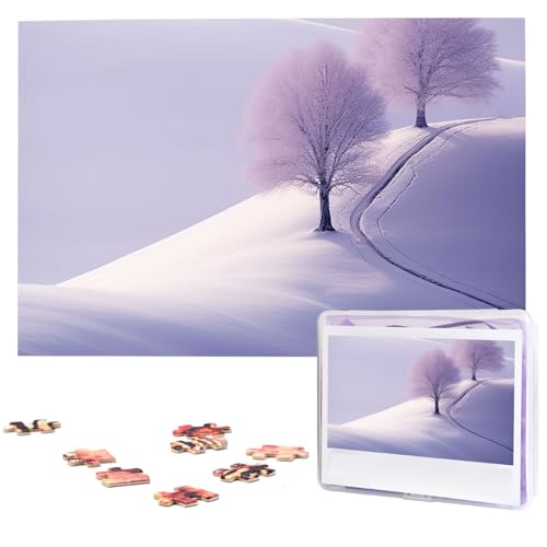 DJUETRUI 1000-teiliges Puzzle, personalisierbar, für Erwachsene, verschneite Berge, personalisierte Fotopuzzle, klassisches Holzpuzzle für Hochzeitsgeburtstagsgeschenke DJUETRUI 1000-teiliges Puzzle, personalisierbar, für Erwachsene, verschneite Berge, personalisierte Fotopuzzle, klassisches Holzpuzzle für Hochzeitsgeburtstagsgeschenke von DJUETRUI