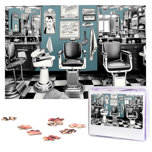 DJUETRUI Puzzle 1000 Teile Personalisiertes Puzzle für Erwachsene Friseurladen Bilderpuzzle Benutzerdefinierte Puzzles aus Fotos Holzpuzzle Klassisches Puzzle für Familie Hochzeit Geburtstag Geschenke DJUETRUI Puzzle 1000 Teile Personalisiertes Puzzle für Erwachsene Friseurladen Bilderpuzzle Benutzerdefinierte Puzzles aus Fotos Holzpuzzle Klassisches Puzzle für Familie Hochzeit Geburtstag Geschenke von DJUETRUI