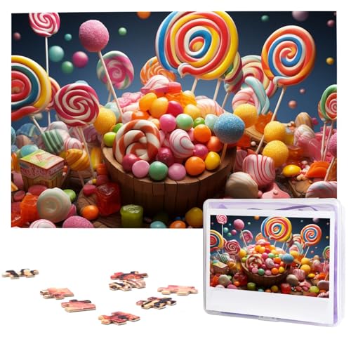 Jigsaw Puzzles 1000 Teile Personalisierte Puzzle für Erwachsene Farbe Candy Picture Puzzle Benutzerdefinierte Puzzles aus Fotos Holzpuzzle Klassisches Puzzle für Familie Hochzeit Geburtstag Jigsaw Puzzles 1000 Teile Personalisierte Puzzle für Erwachsene Farbe Candy Picture Puzzle Benutzerdefinierte Puzzles aus Fotos Holzpuzzle Klassisches Puzzle für Familie Hochzeit Geburtstag von DJUETRUI