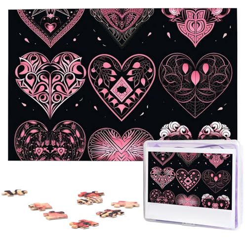 Personalisierbares Puzzle, 1000 Teile für Erwachsene, herzförmiges Bildpuzzle, personalisierbares Fotopuzzle, klassisches Holzpuzzle für Hochzeitsgeburtstagsgeschenke Personalisierbares Puzzle, 1000 Teile für Erwachsene, herzförmiges Bildpuzzle, personalisierbares Fotopuzzle, klassisches Holzpuzzle für Hochzeitsgeburtstagsgeschenke von DJUETRUI