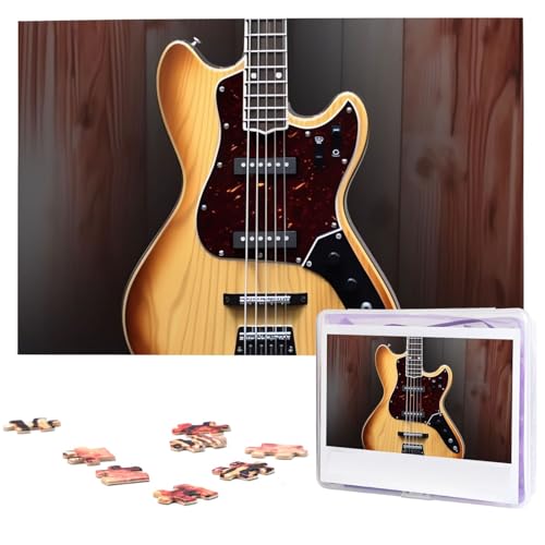 Personalisiertes Puzzle mit 1000 Teilen für Erwachsene, Musikinstrument, personalisiertes Puzzle aus Fotos, klassisches Holzpuzzle für Familie, Hochzeit, Geburtstag von DJUETRUI