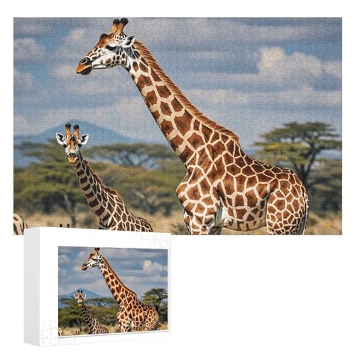 Puzzle, 1000 Stück, personalisierbar, für Erwachsene, Giraffe, Zebra, Blumen, personalisierte Fotopuzzle, Holzpuzzle, klassisches Puzzle, Familien-Hochzeits-Puzzle Puzzle, 1000 Stück, personalisierbar, für Erwachsene, Giraffe, Zebra, Blumen, personalisierte Fotopuzzle, Holzpuzzle, klassisches Puzzle, Familien-Hochzeits-Puzzle von DJUETRUI