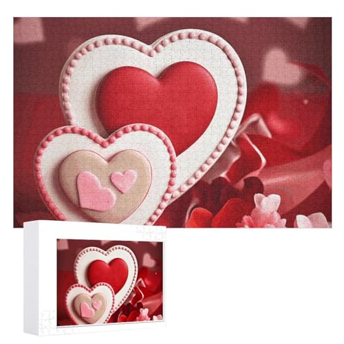 Puzzle, 1000 Stück, personalisiertes Puzzle für Erwachsene, Happy Valentine's Day, Bildpuzzles, individuelle Puzzles aus Fotos, Holzpuzzle, klassisches Puzzle für Familie, Hochzeit, Geburtstag Puzzle, 1000 Stück, personalisiertes Puzzle für Erwachsene, Happy Valentine's Day, Bildpuzzles, individuelle Puzzles aus Fotos, Holzpuzzle, klassisches Puzzle für Familie, Hochzeit, Geburtstag von DJUETRUI